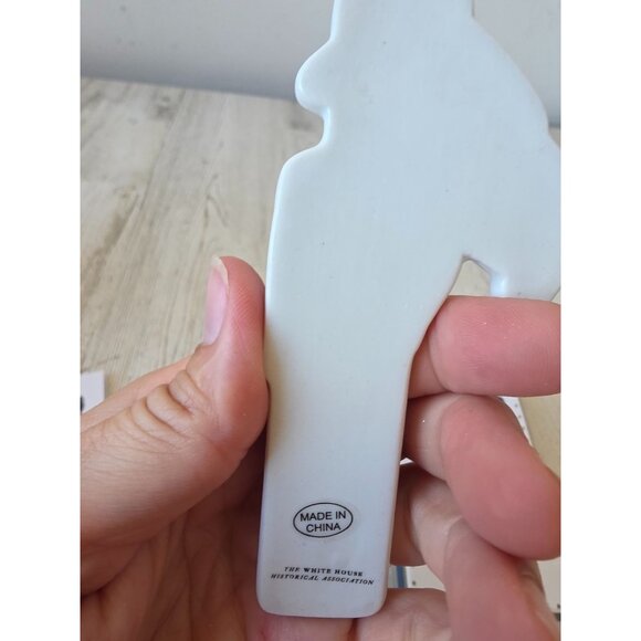 White House flag bearer porcelain ornament RARE Old guard Fife drum corps Xmas t - Picture 3 of 7